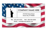 Best Patriotic Business Card Template