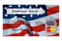 Best Patriotic Business Card Template  Example