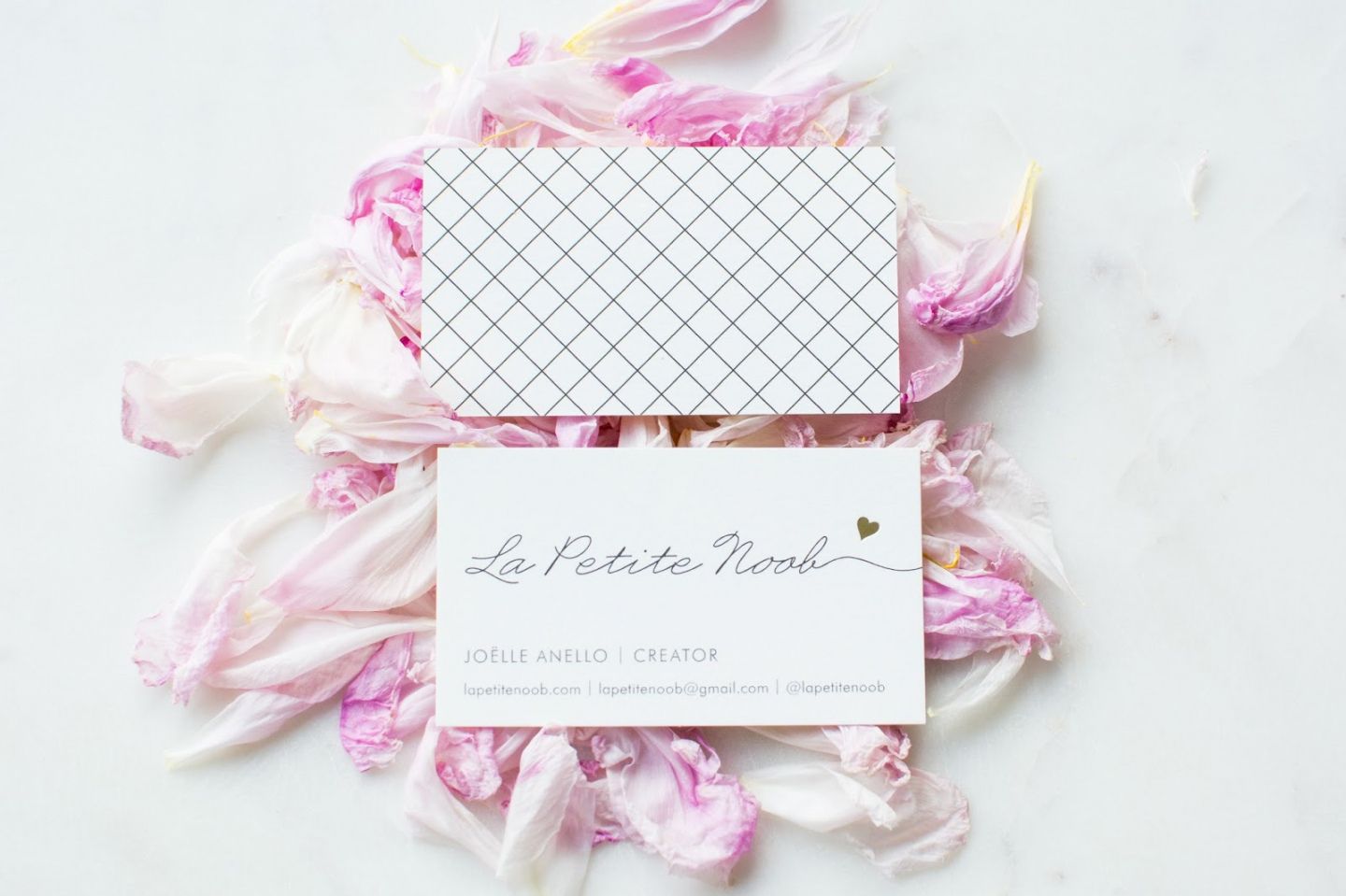 Fashion Blogger Business Card Excel