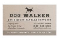 Pet Sitting Business Card Templates Pdf