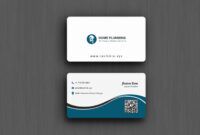 Plumbing Business Card Designs Doc Example