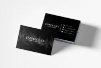 Professional Elegant Business Card Designs Doc Example