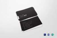 Professional Elegant Business Card Designs Excel