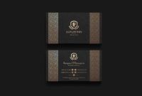 Professional Elegant Business Card Designs Word Sample