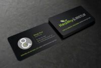 Professional Health Coach Business Card Ideas Excel