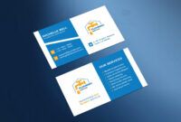 Professional Plumbing Business Card Designs Word Sample