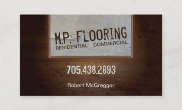 Professional Tiling Business Card Templates