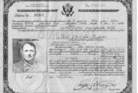 American Citizenship Certificate Word Example