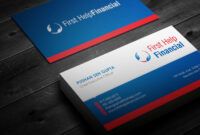 Best Financial Business Card Design Doc