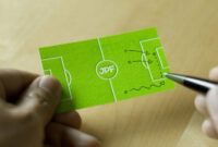 Best Football Coach Business Card  Example