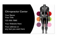 Chiropractic Business Card Ideas Pdf Example