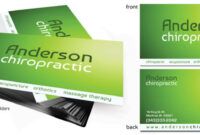 Costum Chiropractic Business Card Ideas Doc Sample