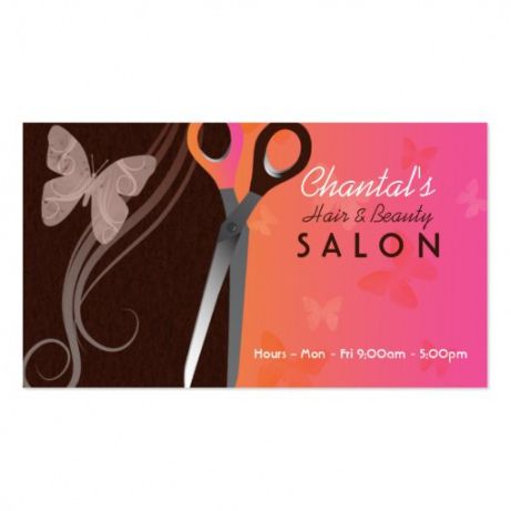 Editable Hair Stylist Business Card Quotes Word