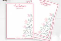 Editable Thank You Note For A Gift Card Excel Sample