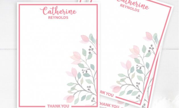 Editable Thank You Note For A Gift Card Excel Sample