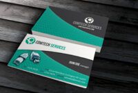 Free Computer Service Business Card