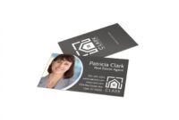 Free Real Estate Salesperson Business Card  Sample