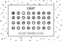 Free Social Media Business Card Icons Word Sample