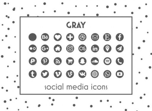 Free Social Media Business Card Icons Word Sample