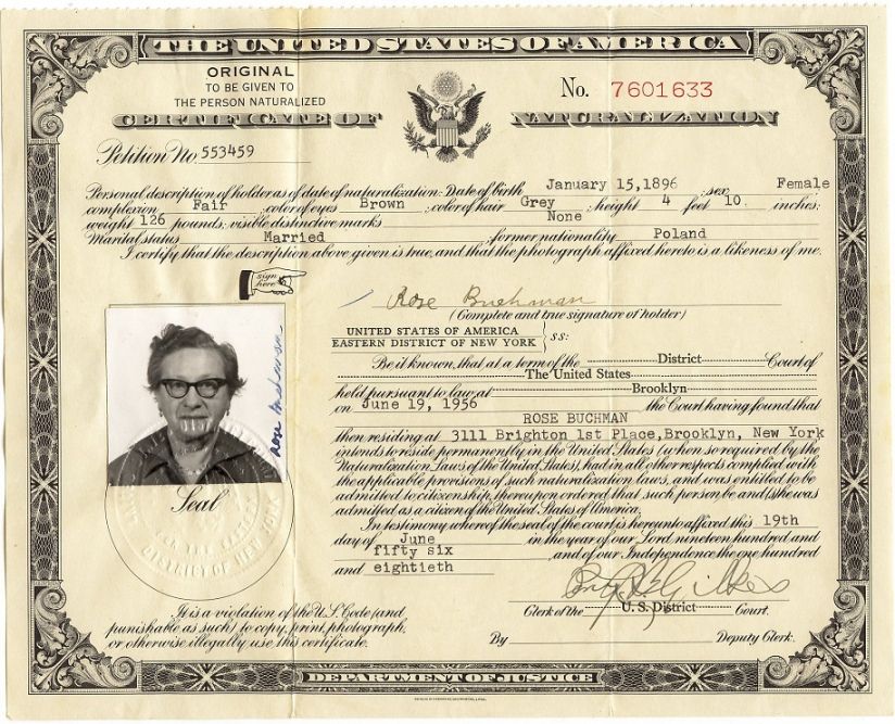 Printable American Citizenship Certificate Excel