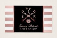 Printable Hair Stylist Business Card Quotes  Example