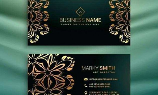 Printable Jewelry Business Card Template Word