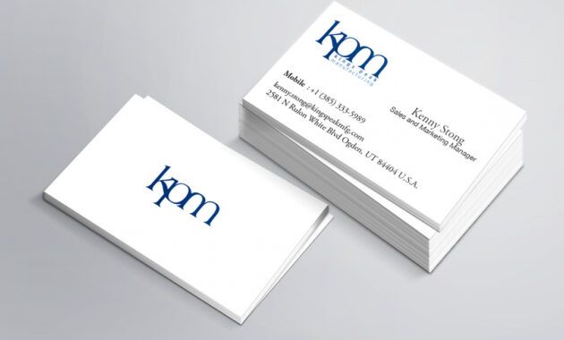 Professional Marketing Director Business Card Word