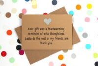 Professional Thank You Note For A Gift Card Pdf