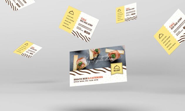 Best Catering Business Card Designs Pdf Example