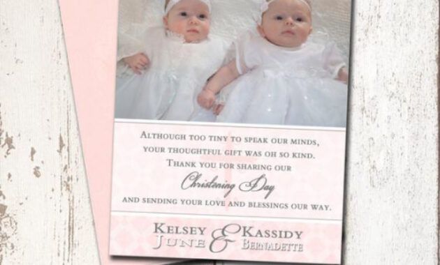 Best Christening Thank You Card Wording Excel Example