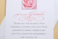 Best Sympathy Card Messages Thank You Notes Pdf Example