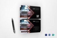 Costum Auto Detailing Business Card Template
