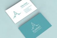 Costum Medical Business Card Template Pdf Example