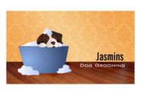 Dog Grooming Business Card Templates Pdf Example