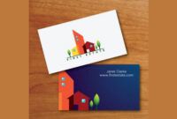 Editable Best Realtor Business Card Design Word Sample