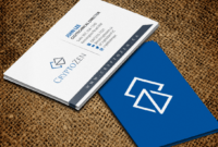 Editable Consultant Business Card Design Doc Example