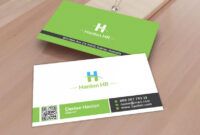 Editable Consultant Business Card Design Word