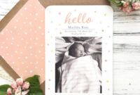Editable Thank You Card For Baby Gift Pdf Example