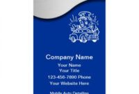 Free Auto Detailing Business Card Template