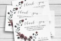Free Funeral Thank You Card Messages Doc