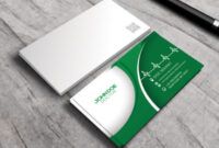 Printable Medical Business Card Template  Example