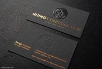 Professional Gold Canyon Business Card Template Word Sample