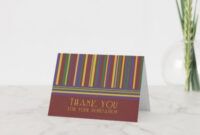 Professional Thank You Card For Employees Pdf Sample