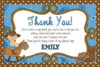 Baby Shower Hostess Thank You Card Wording  Sample