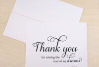 Best Thank You Card For Mother In Law Excel