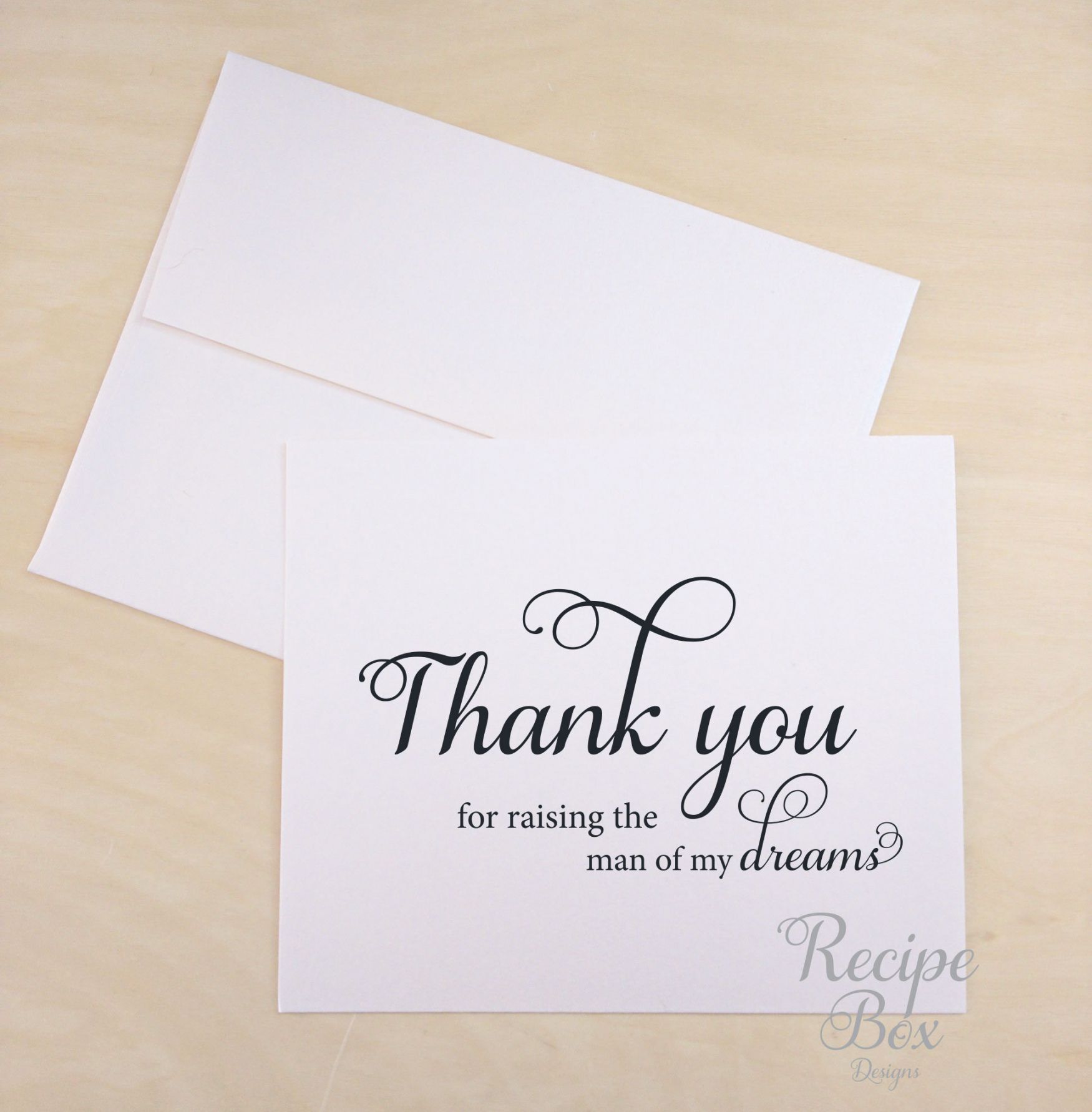 Best Thank You Card For Mother In Law Excel