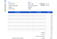 Building Work Quotation Template Excel