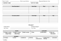 Costum Building Work Quotation Template Excel