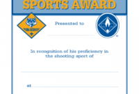 Costum Sports Award Certificate Template Doc Example