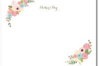 Editable Mothers Day Certificate Template Word Example